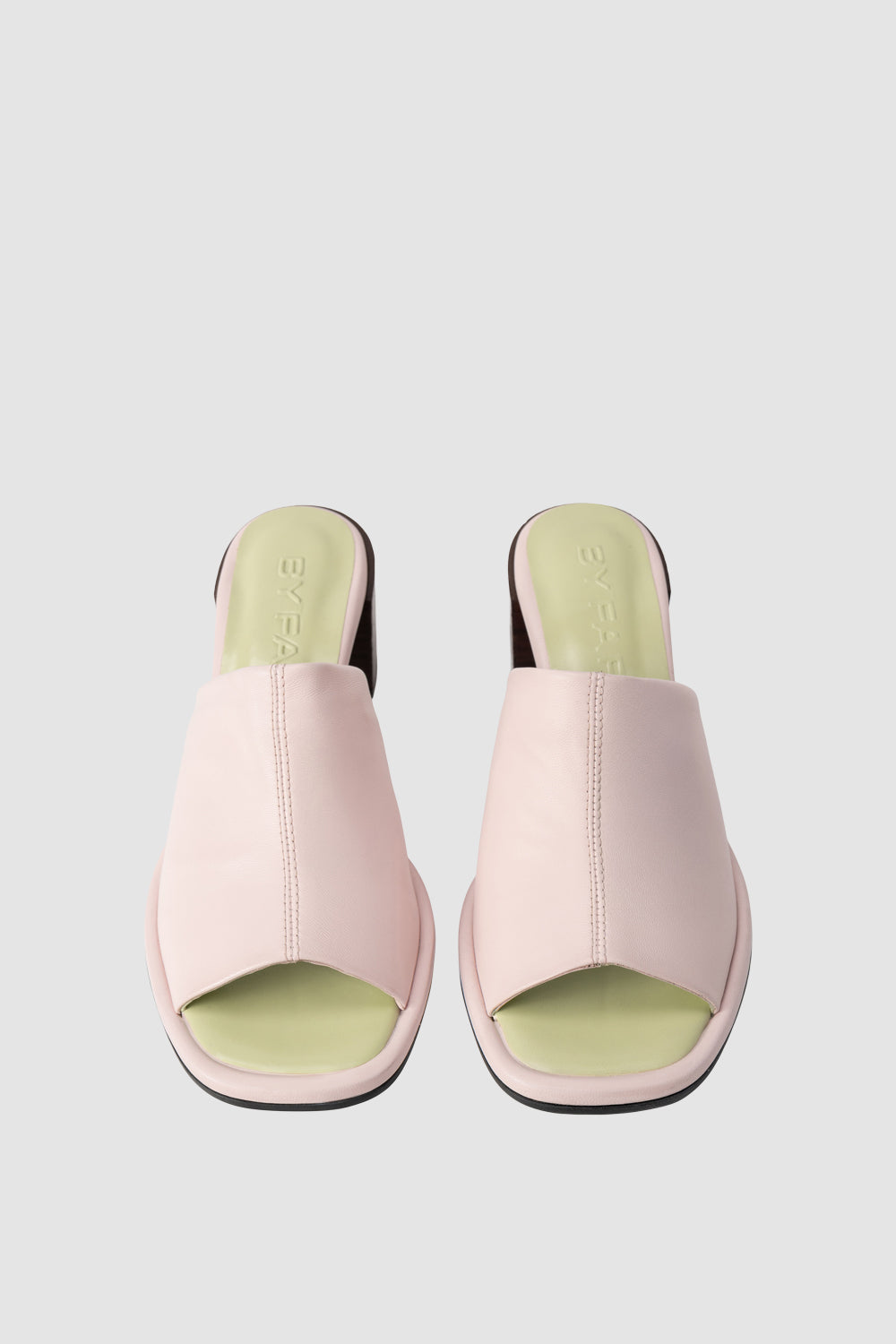 Francisco Baby Pink Nappa Leather Mule