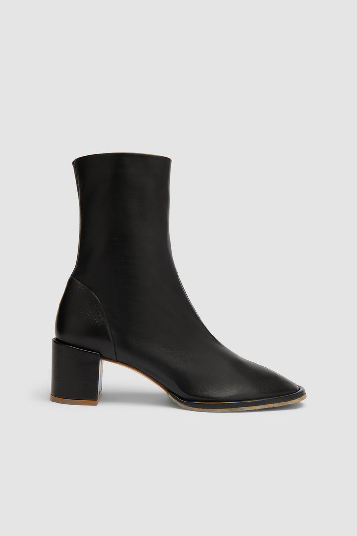 Josiah Black Lamb Nappa Leather Ankle Boot