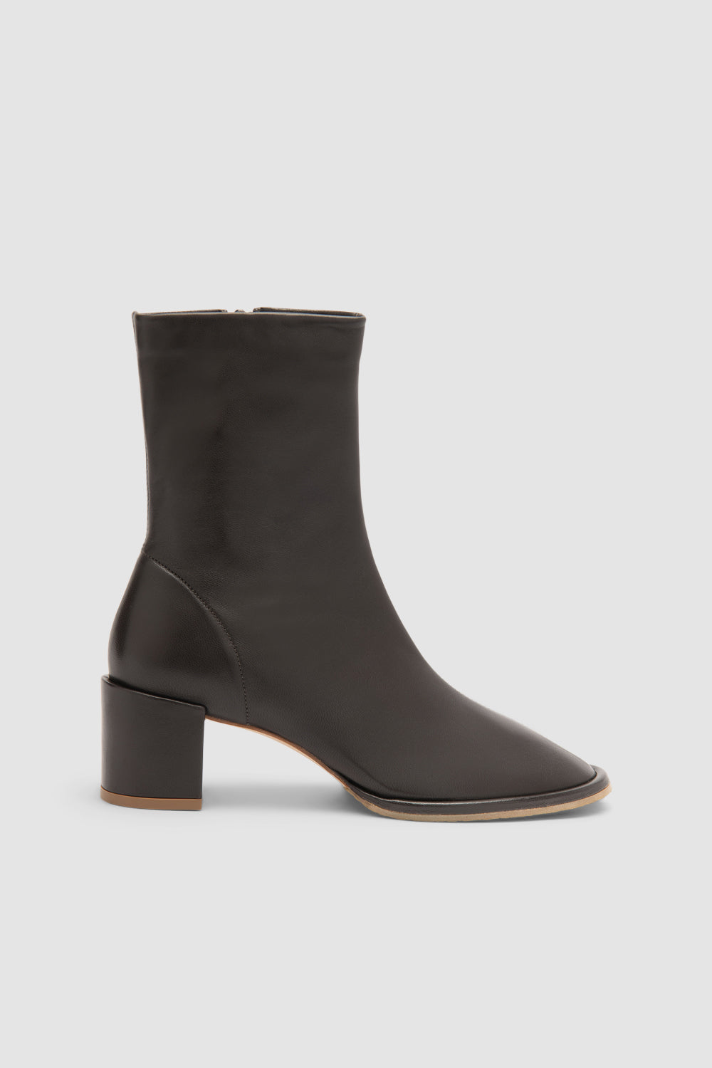 Josiah Ristretto Lamb Nappa Leather Ankle Boot