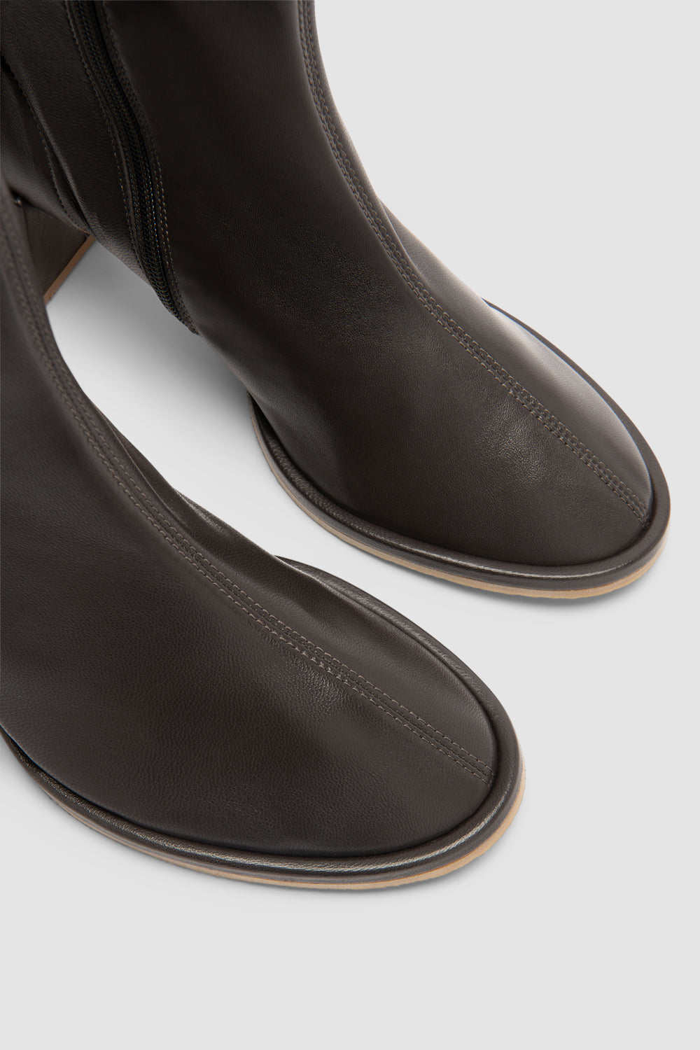 Josiah Ristretto Lamb Nappa Leather Ankle Boot
