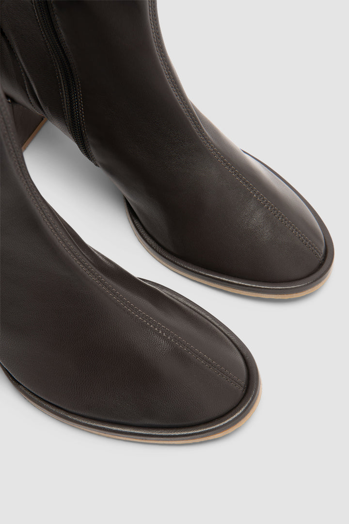 Josiah Ristretto Lamb Nappa Leather Ankle Boot