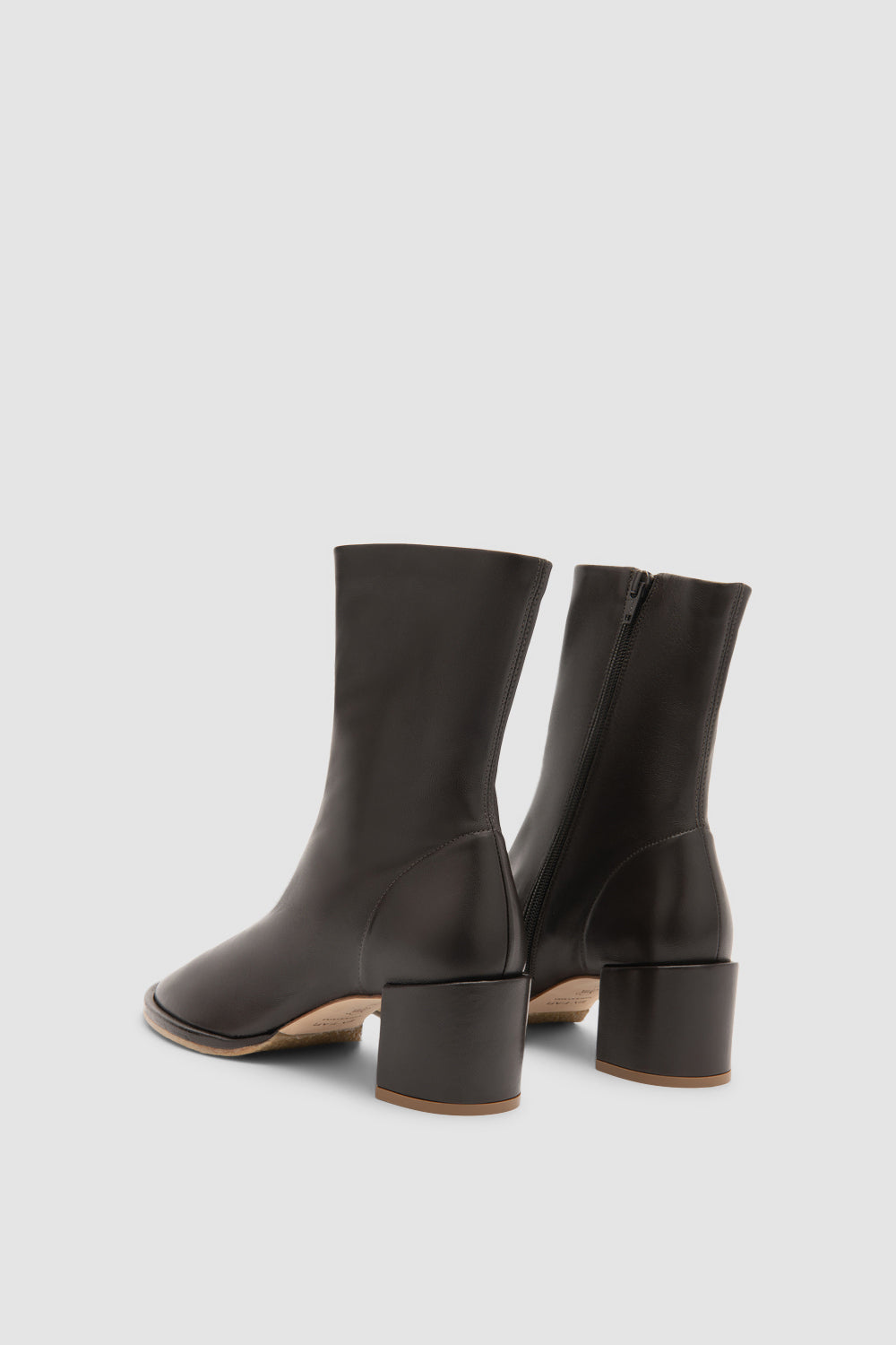 Josiah Ristretto Lamb Nappa Leather Ankle Boot