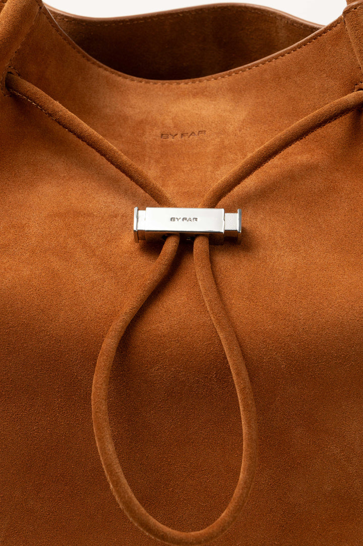 Kayla Summer Tan Suede Leather Shoulder Bag