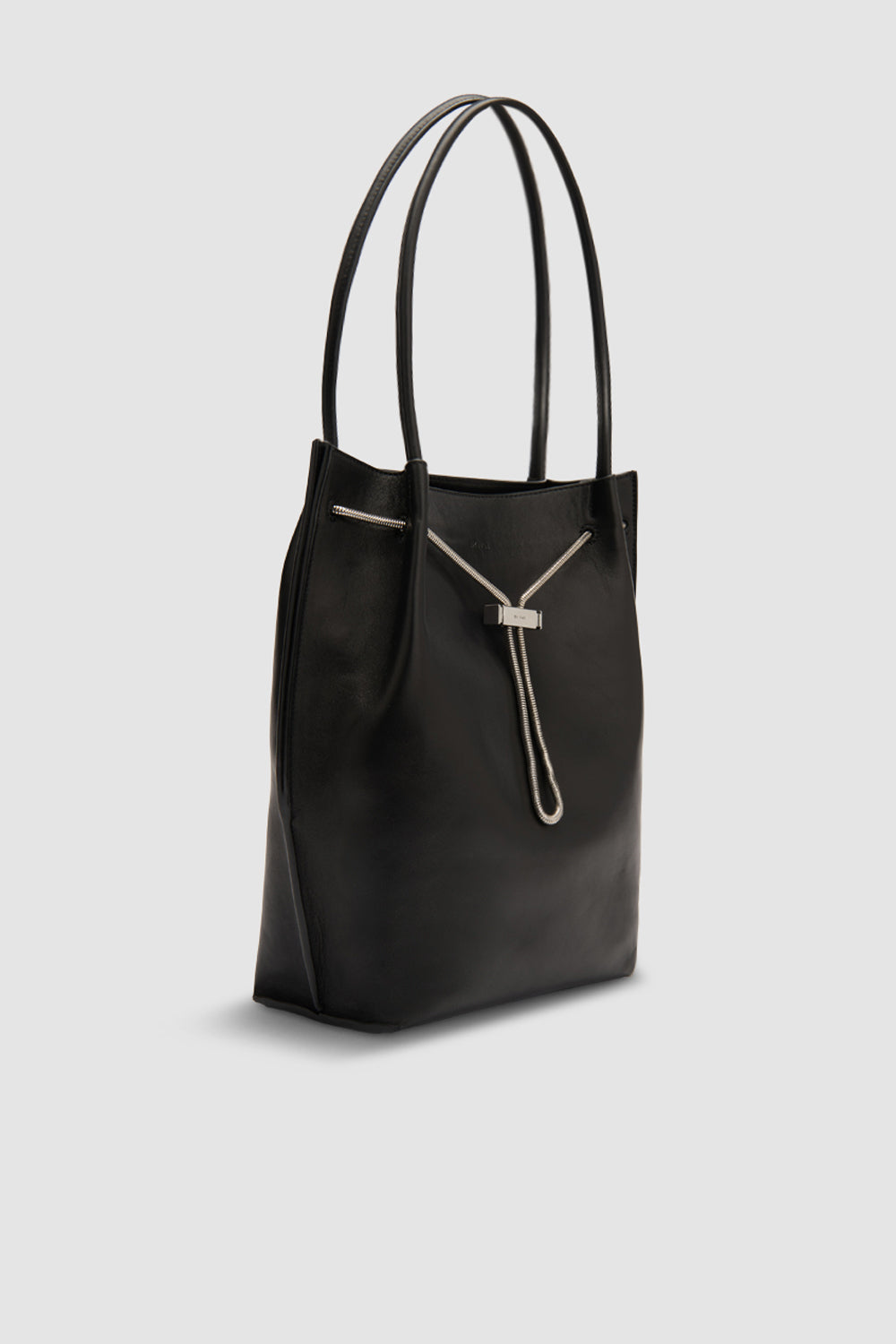 Kayla Black Nappa Leather Shoulder Bag