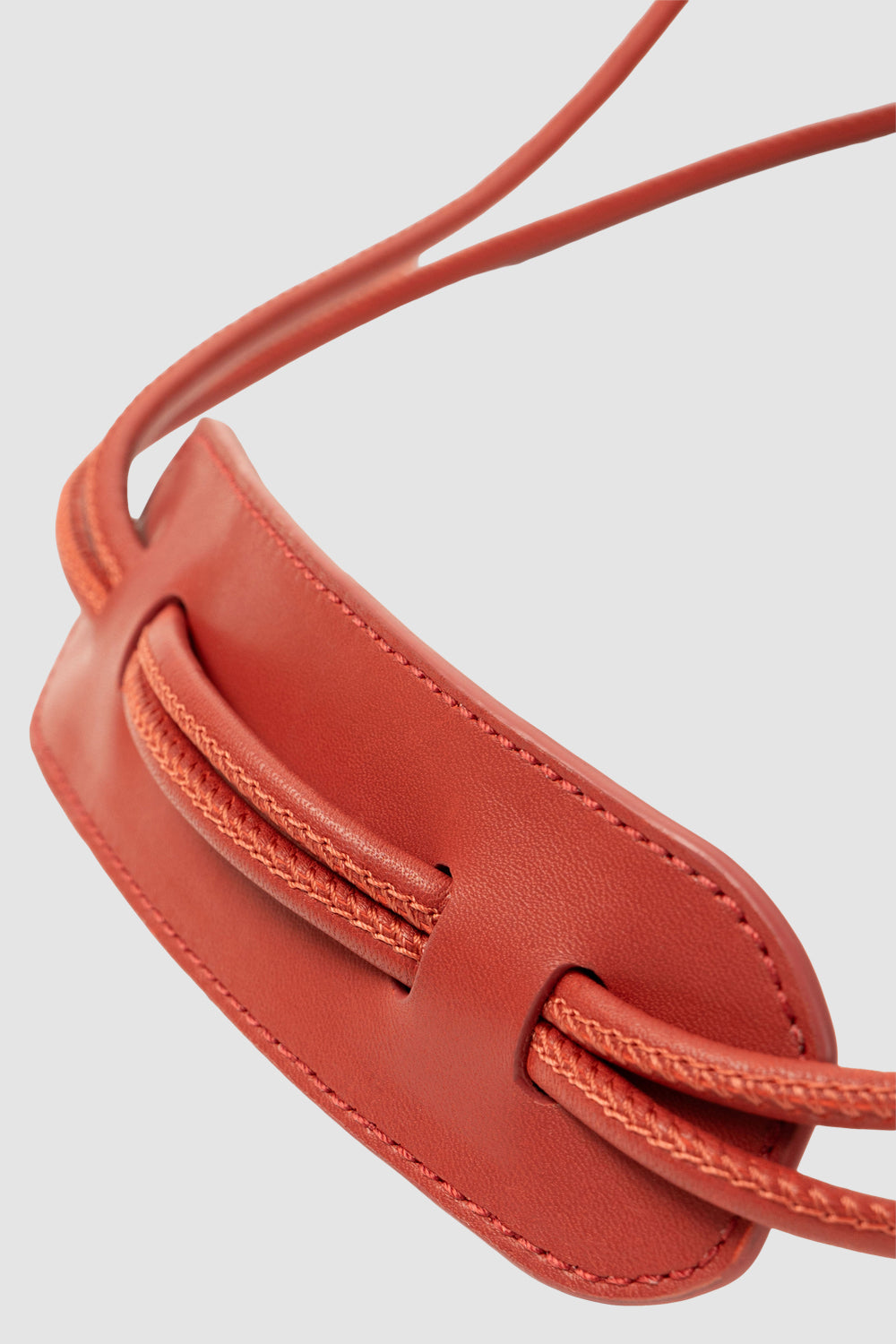 Kimberly Blood Red Nappa Leather Shoulder Bag