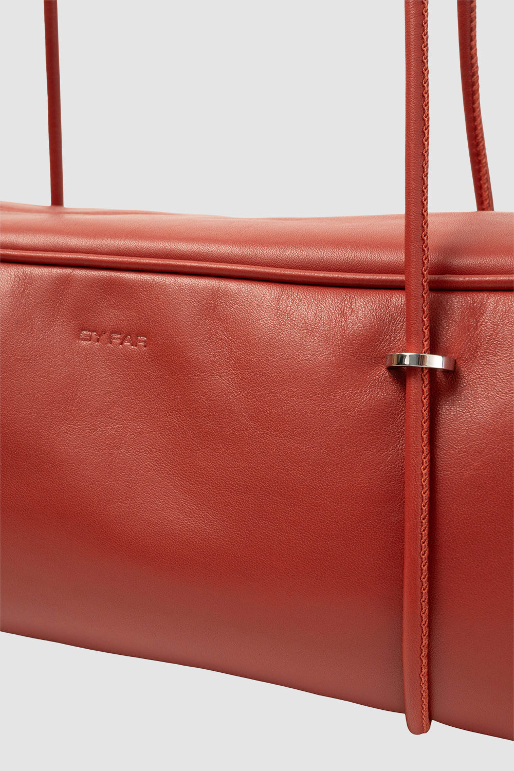 Kimberly Blood Red Nappa Leather Shoulder Bag