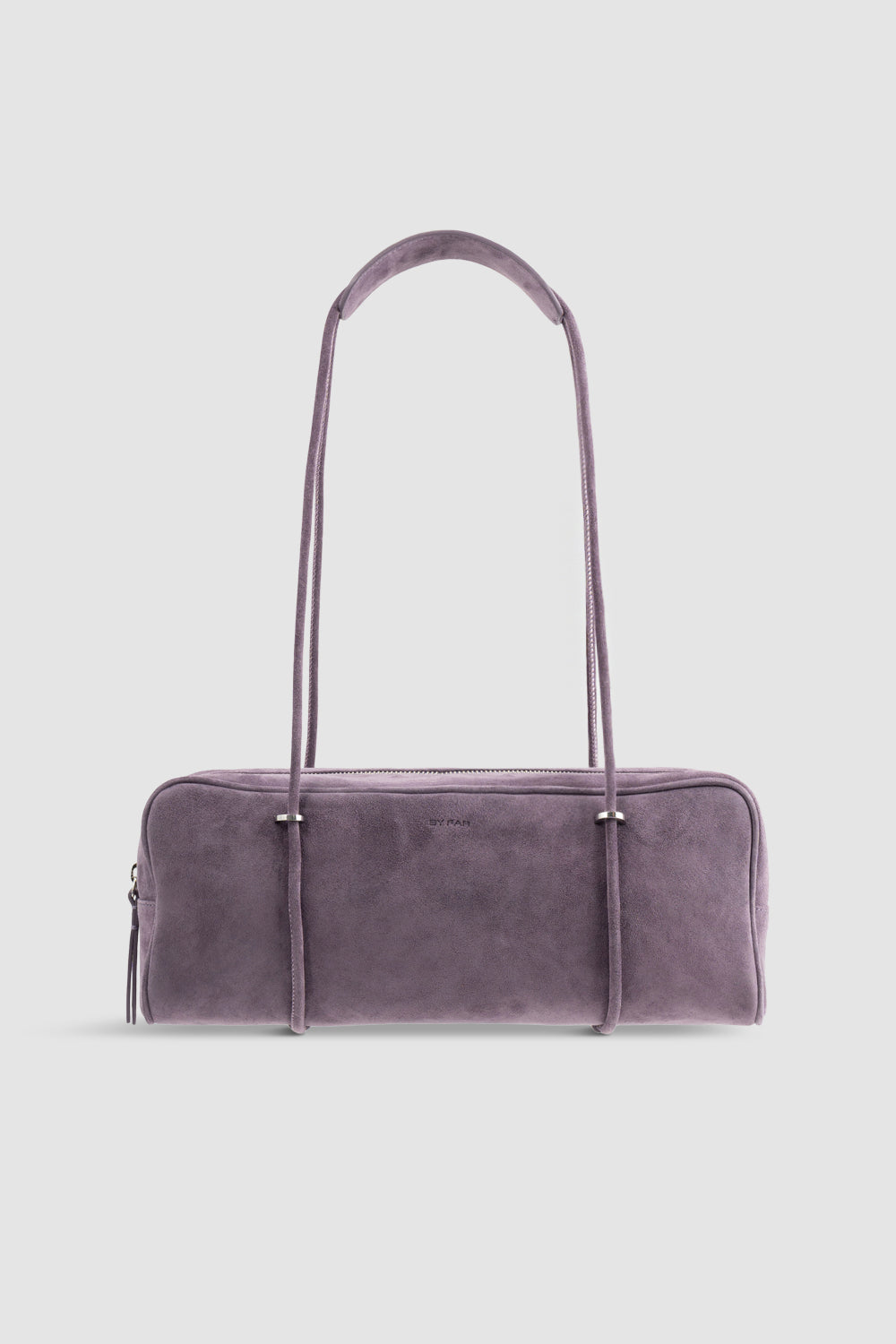 Kimberly Deep Purple Suede Leather Shoulder Bag – BY FAR