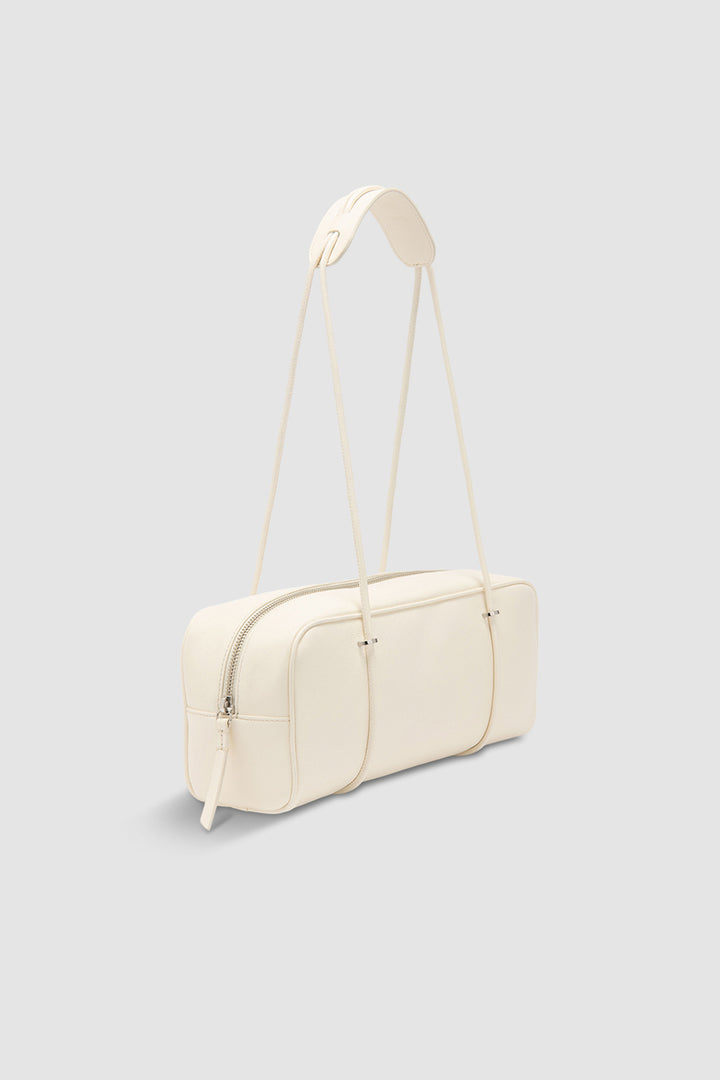 Kimberly Limewash Washed Leather Shoulder Bag