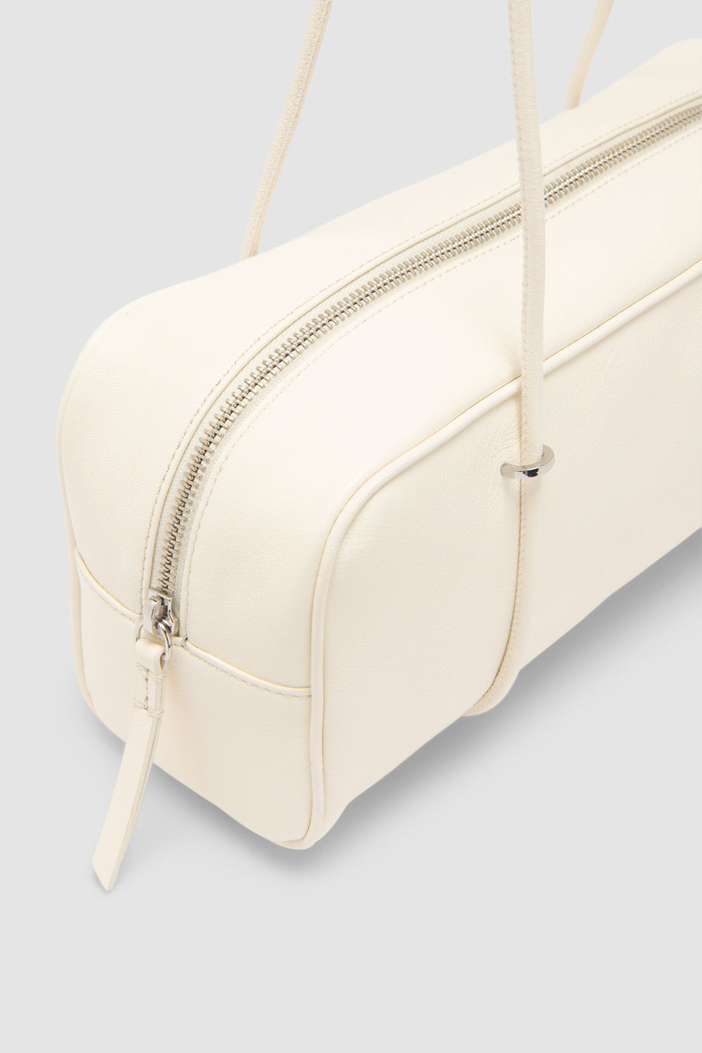 Kimberly Limewash Washed Leather Shoulder Bag