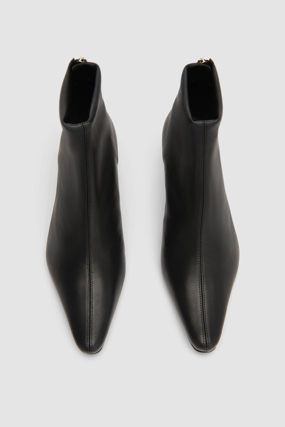 Kitten Stevie 22 Black Stretch Nappa Leather Ankle Boot