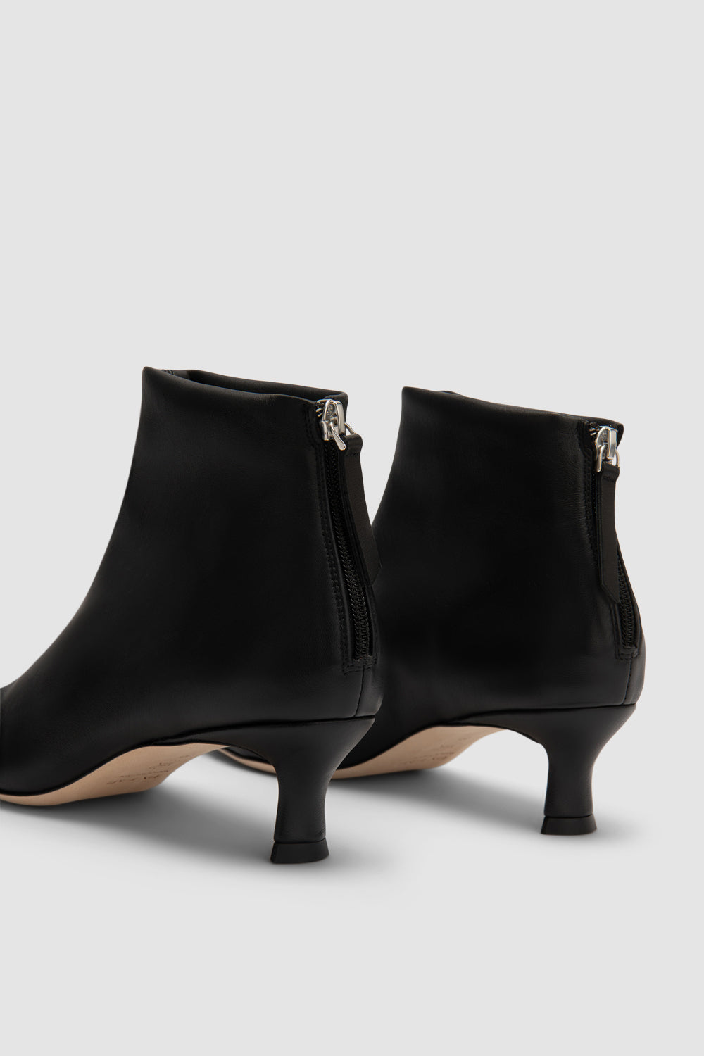 Kitten Stevie 22 Black Stretch Nappa Leather Ankle Boot – BY FAR