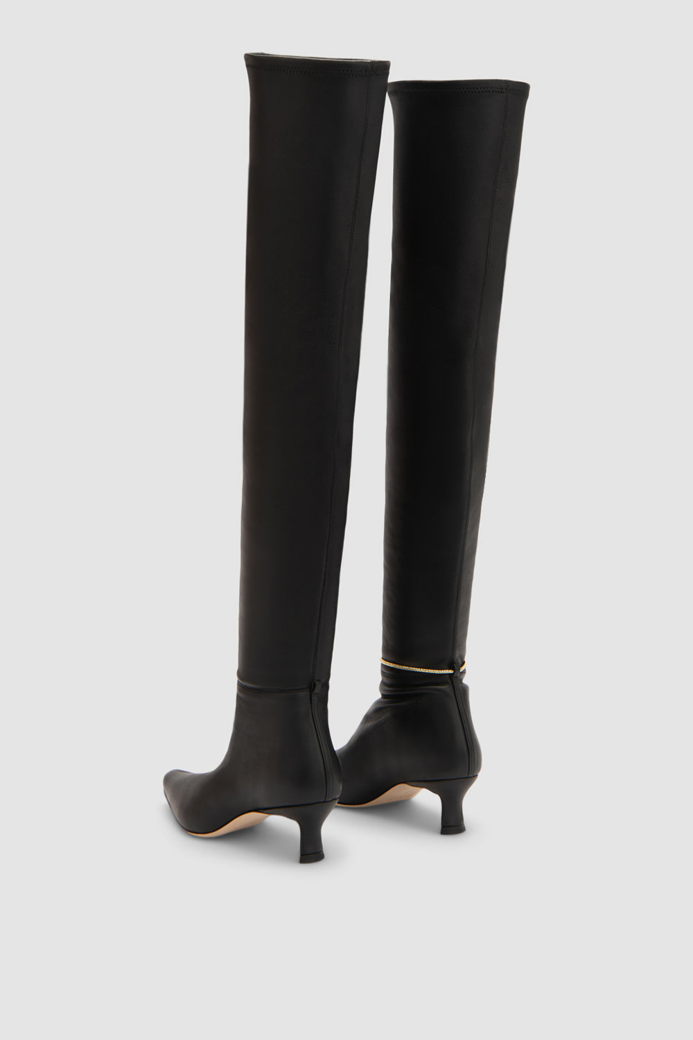 Kitten Stretch Stevie Black Nappa Leather Boot