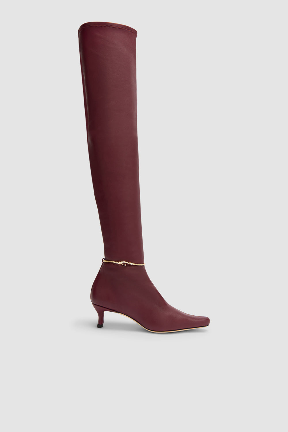 Kitten Stretch Stevie Sour Cherry Nappa Leather Boot