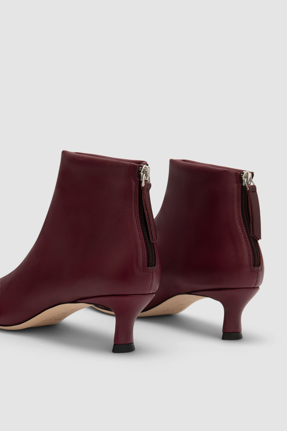 Kitten Stevie 22 Sour Cherry Stretch Nappa Leather Ankle Boot