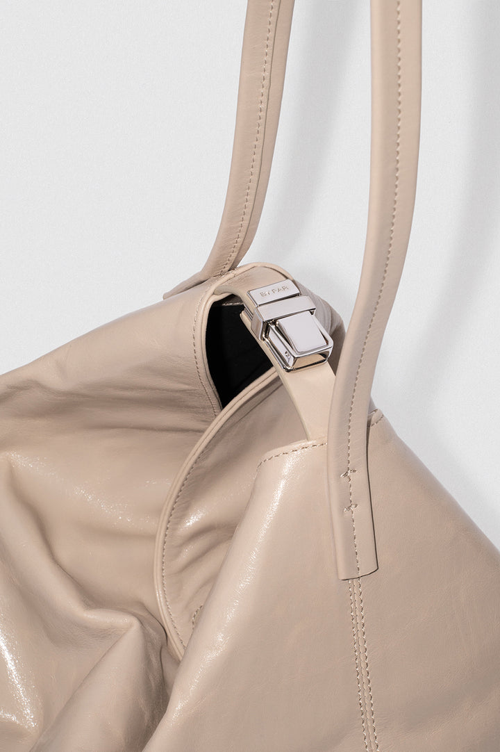 Maxi Bea Dryland Creased Calf Leather Hobo Bag