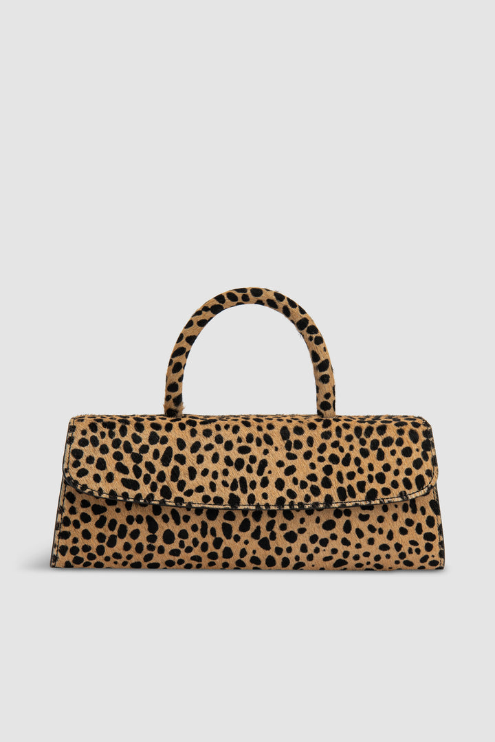 Mini Longa Pony Hair Top-Handle Bag