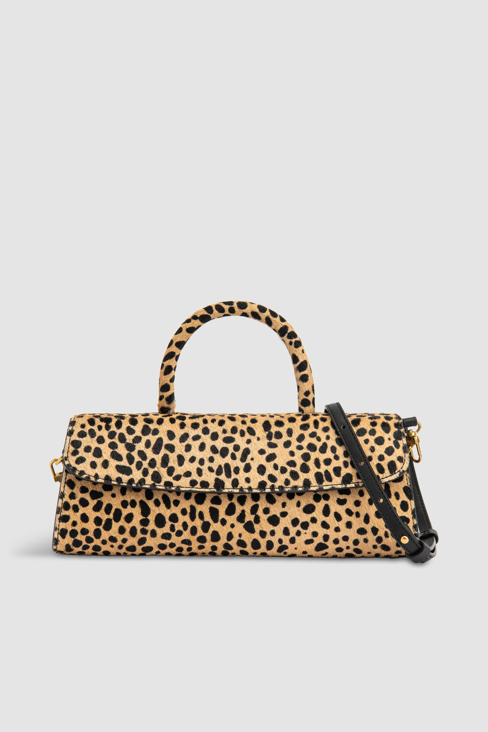 Mini Longa Pony Hair Top-Handle Bag
