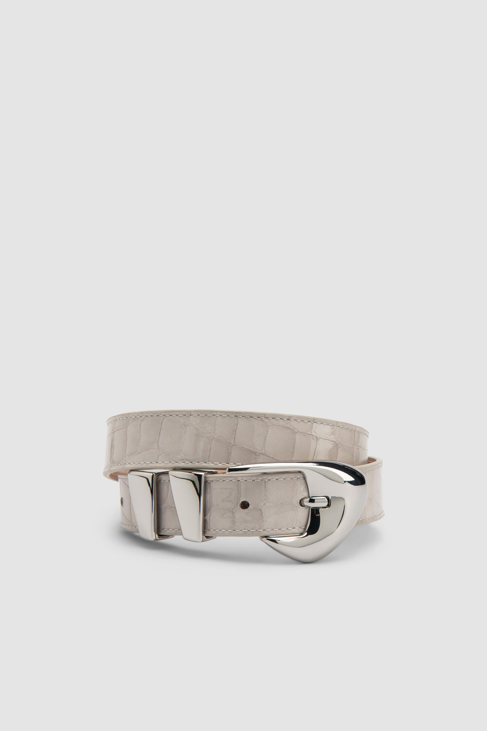 Moore Croco Embossed Belt