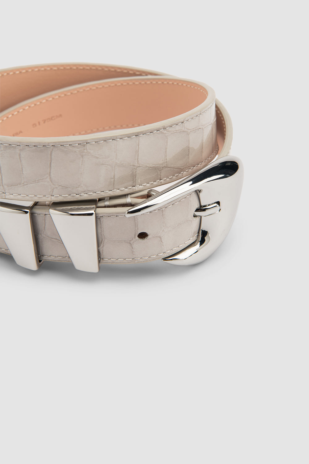 Moore Croco Embossed Belt