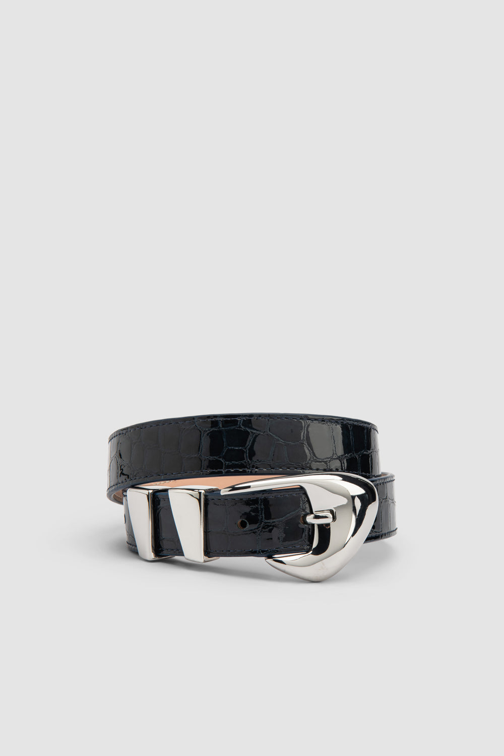 Moore Croco Embossed Belt