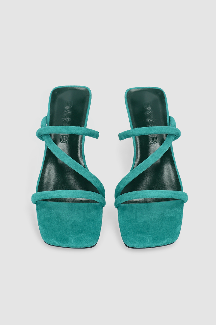 Morena Alpine Kid Suede Leather Mule