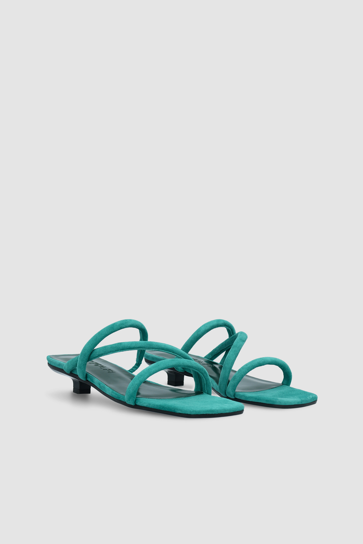 Morena Alpine Kid Suede Leather Mule