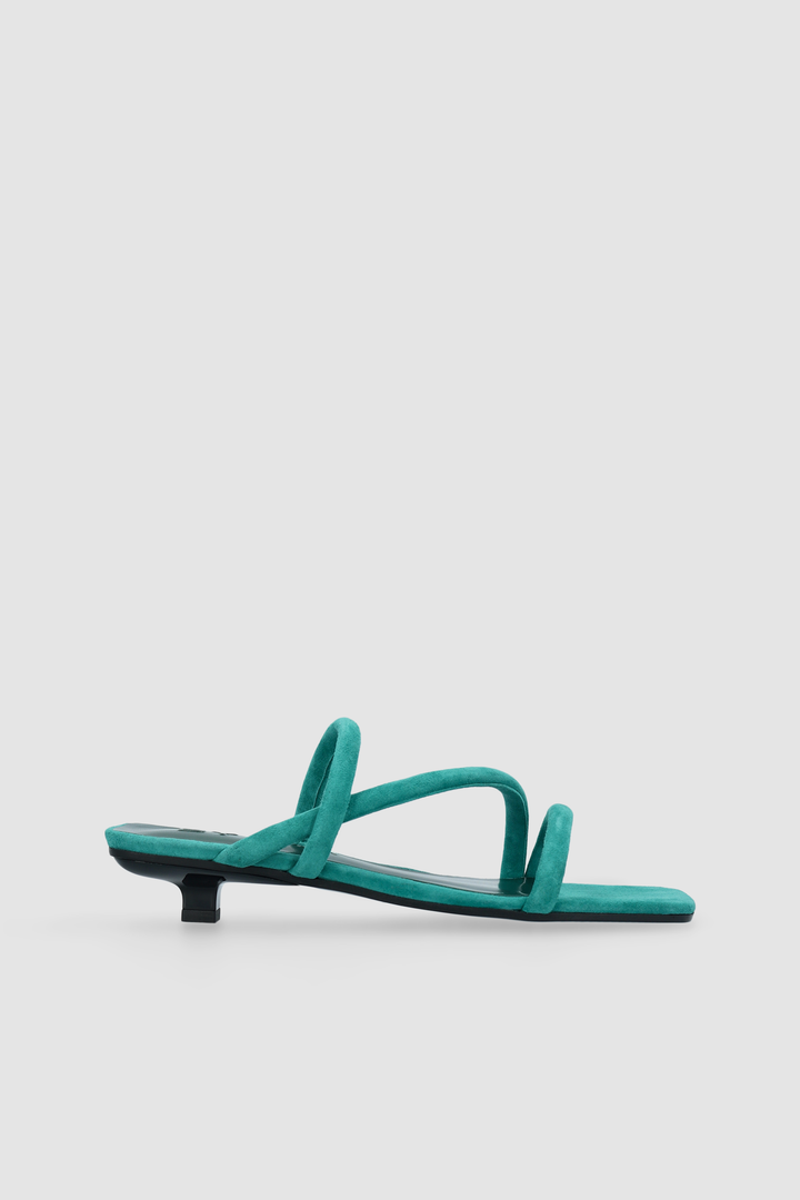 Morena Alpine Kid Suede Leather Mule