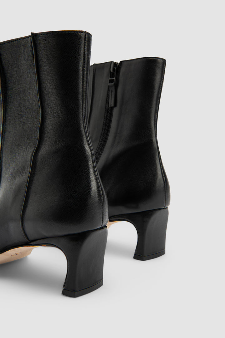 Nieves Ankle Boot Leather Ankle Boot