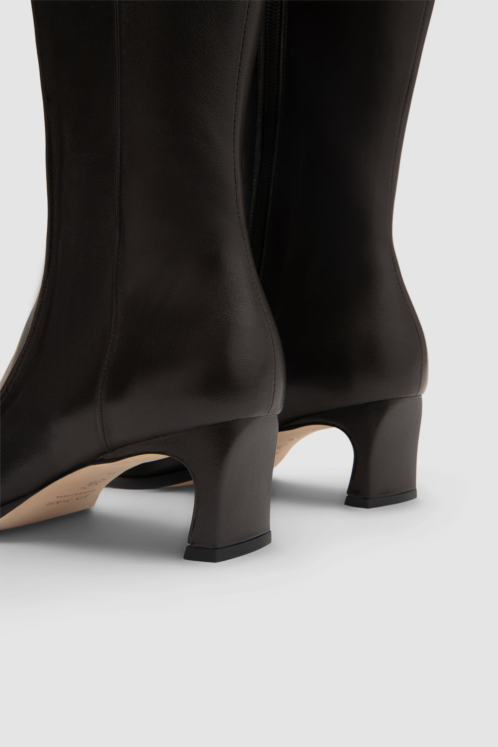 Nieves Ristretto Lamb Nappa Leather Knee-High Boot