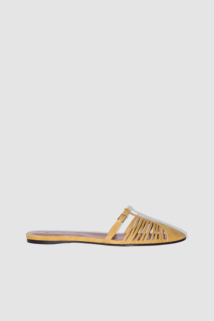 Osip Cumin Kid Suede Leather Mule