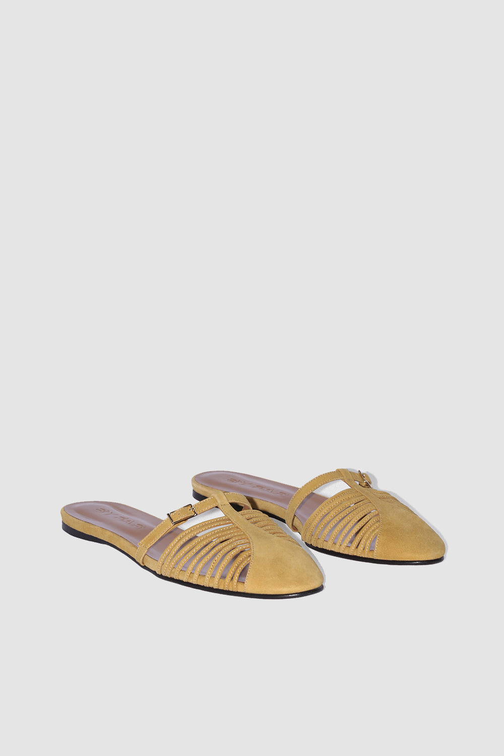 Osip Cumin Kid Suede Leather Mule