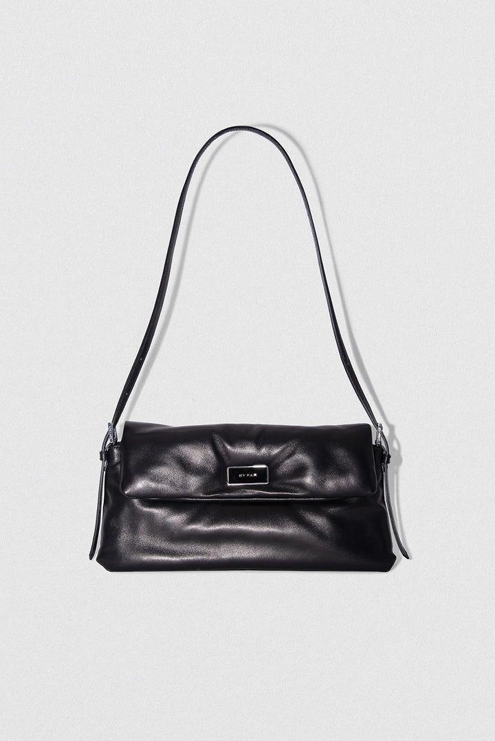 Puffy Tilda Black Lamb Nappa Leather