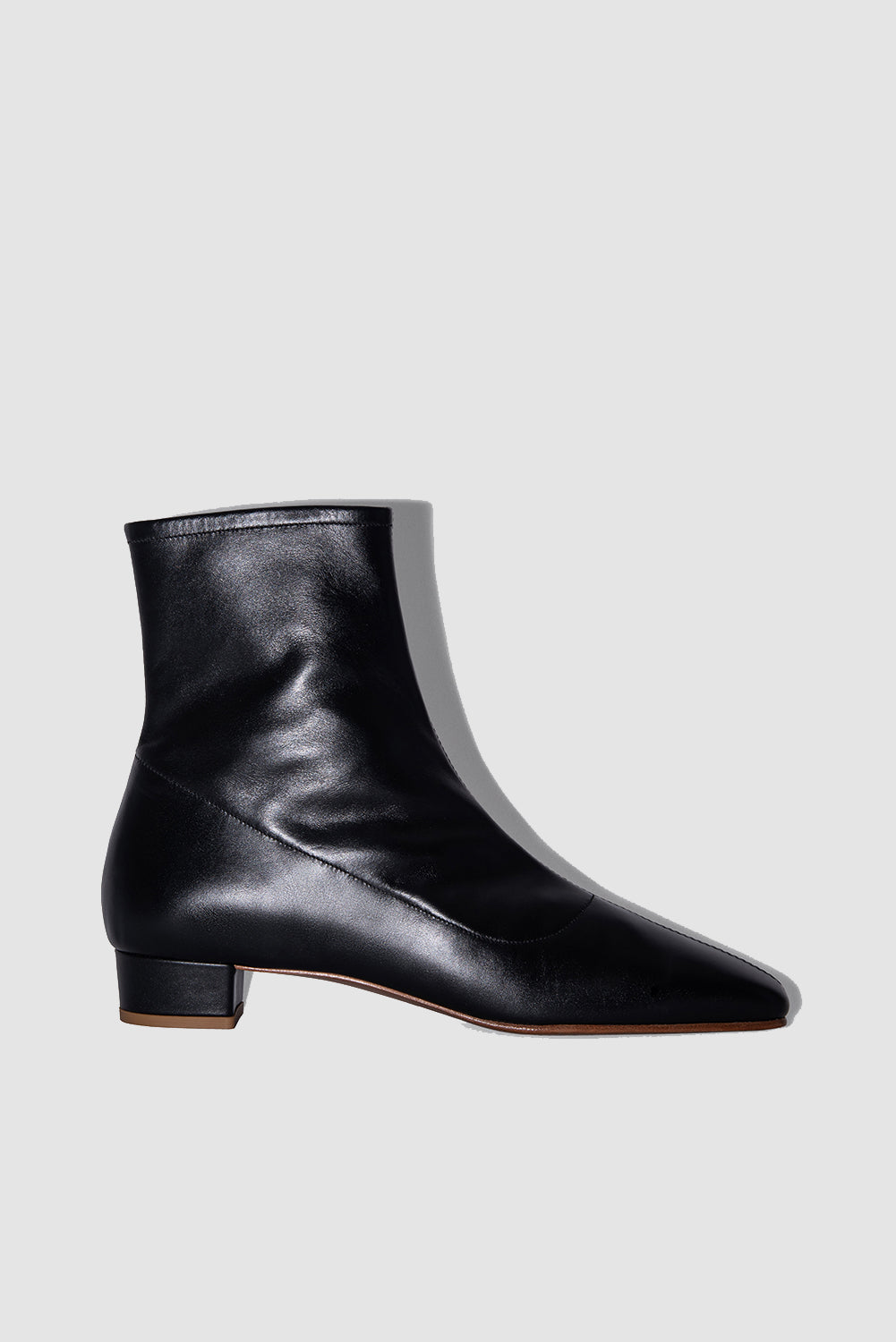 Este Black Leather Ankle Boot