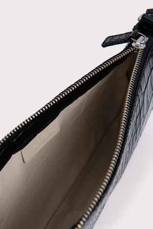 Rachel leather handbag By Far Brown in Leather - 33668178