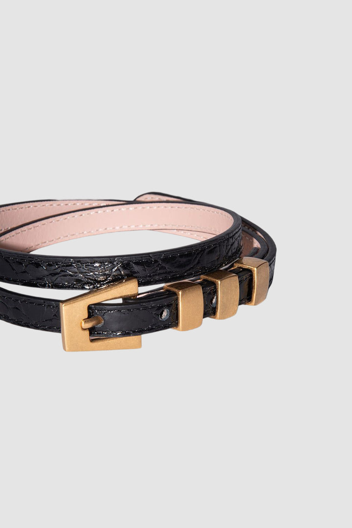 Vic Croco Embossed Belt