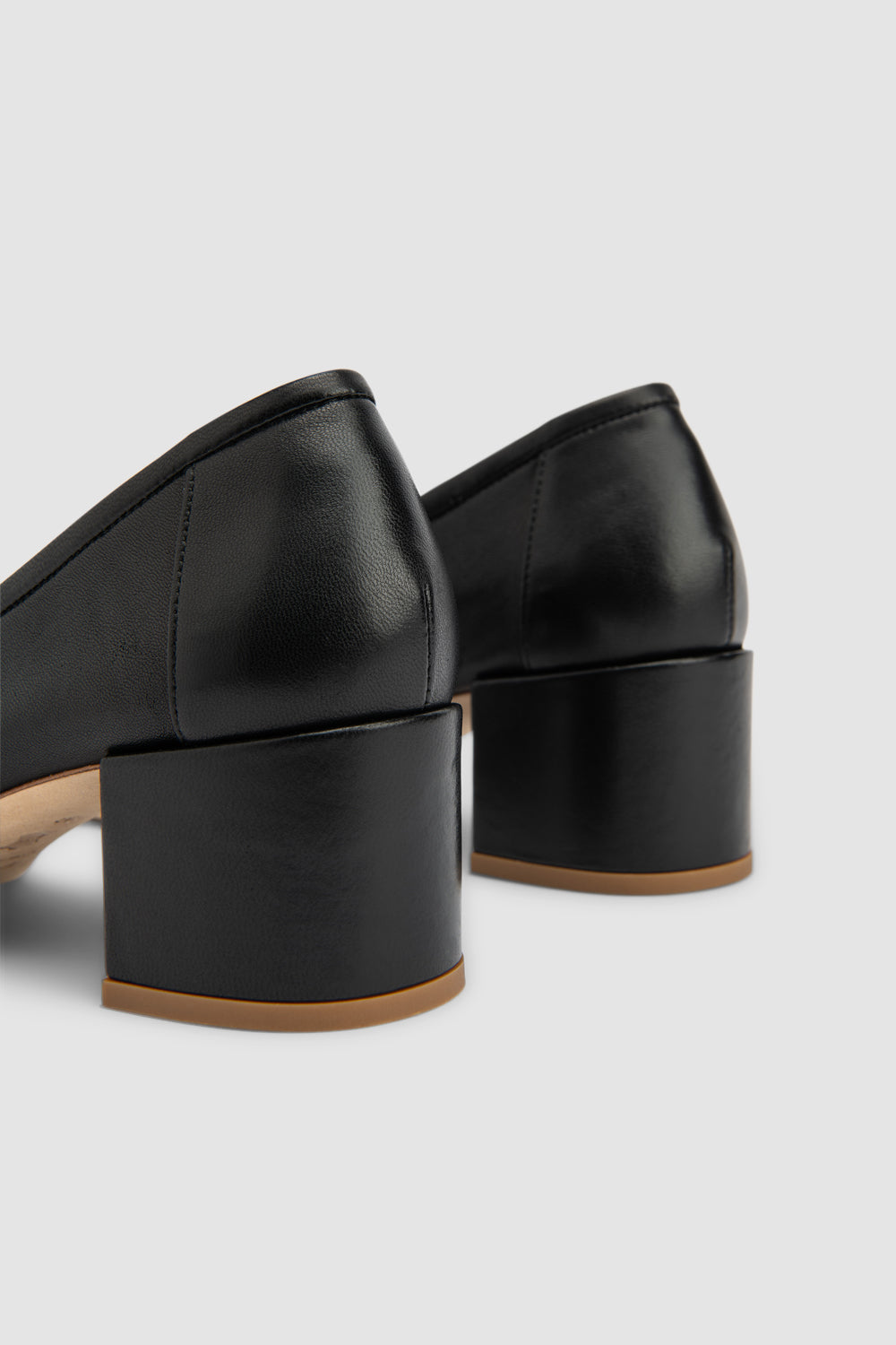 Prudence 45 Black Nappa Leather Pump