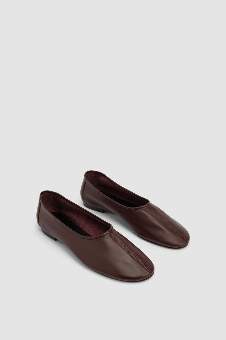 Prudence Leather Ballet Flat
