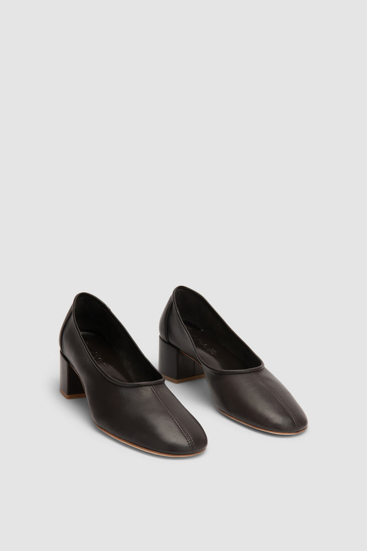 Prudence 45 Ristretto Lamb Nappa Leather Pump