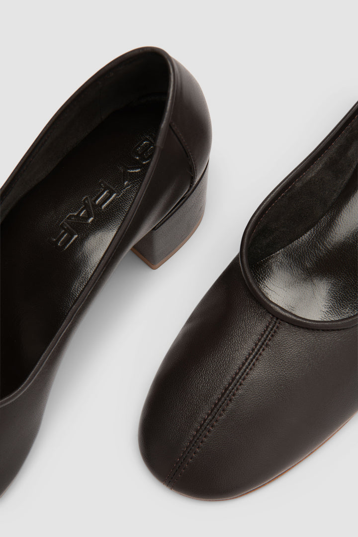 Prudence 45 Ristretto Lamb Nappa Leather Pump