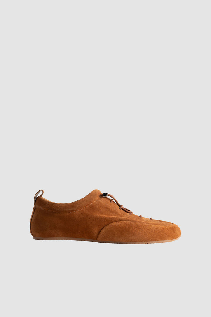 Prudent Summer Tan Suede Leather Sneaker – BY FAR