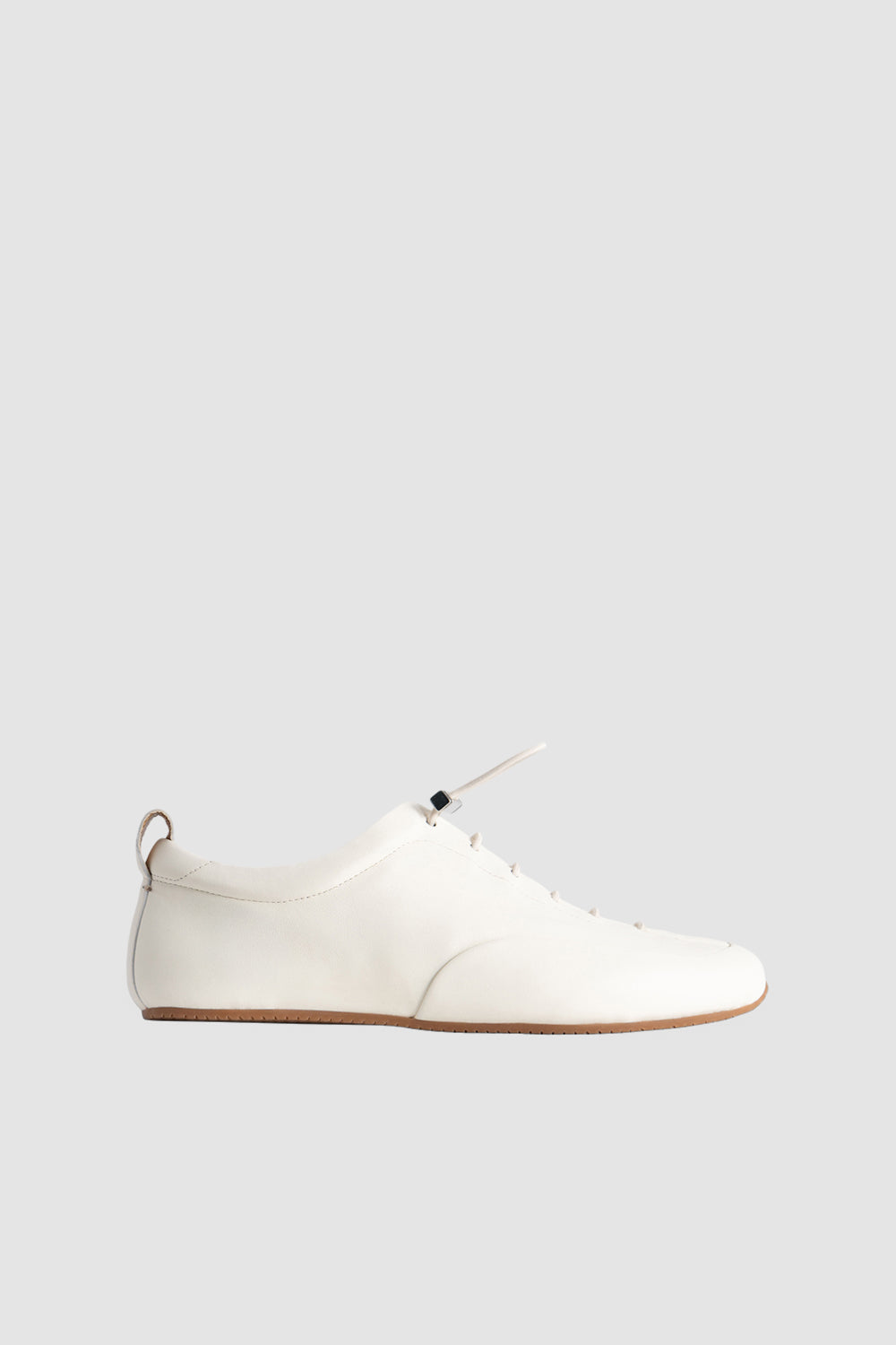 Prudent White Nappa Leather Sneaker