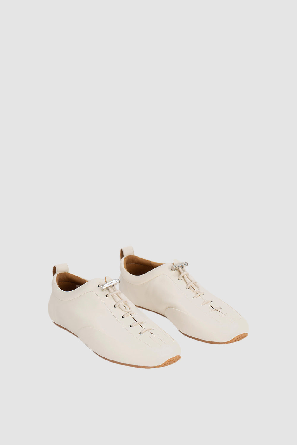 Prudent White Nappa Leather Sneaker
