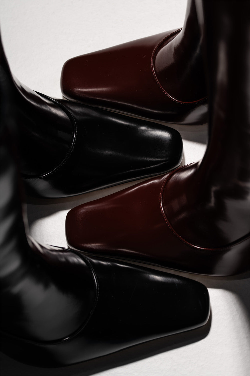Drama Semi Patent Knee-High Boot