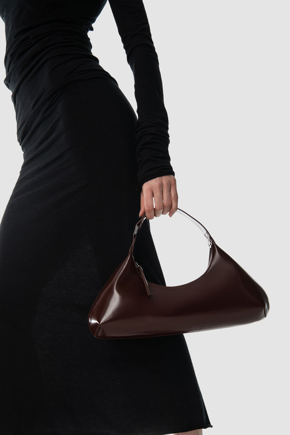 Amberette Semi Patent Top-Handle Bag