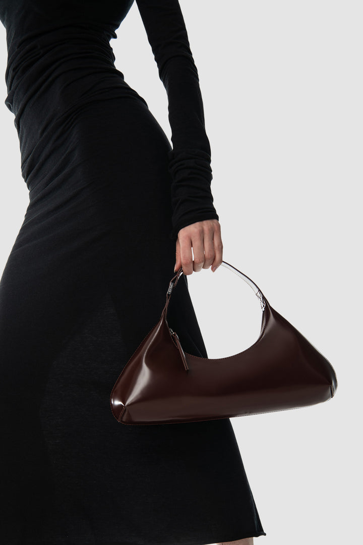 Amberette Semi Patent Top-Handle Bag