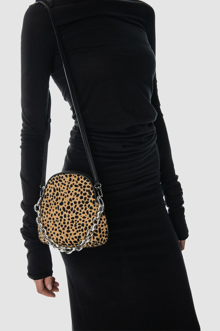 Koko Pony Hair Top-Handle Bag