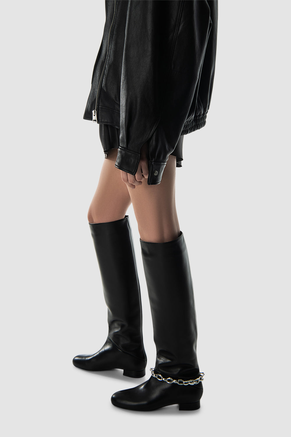 Felix Leather Knee-High Boot