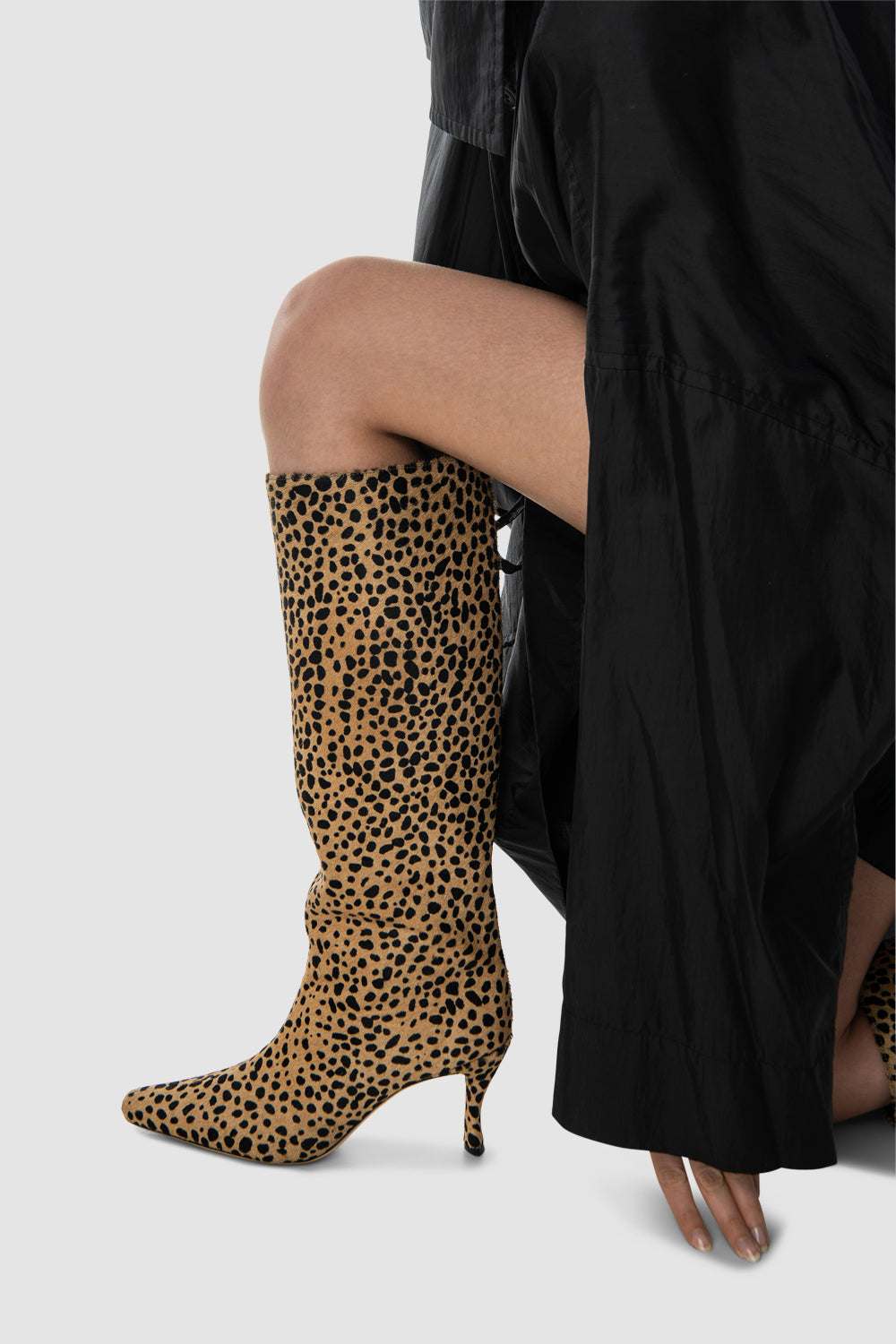 Stevie 42 Pony Hair Knee-High Boot