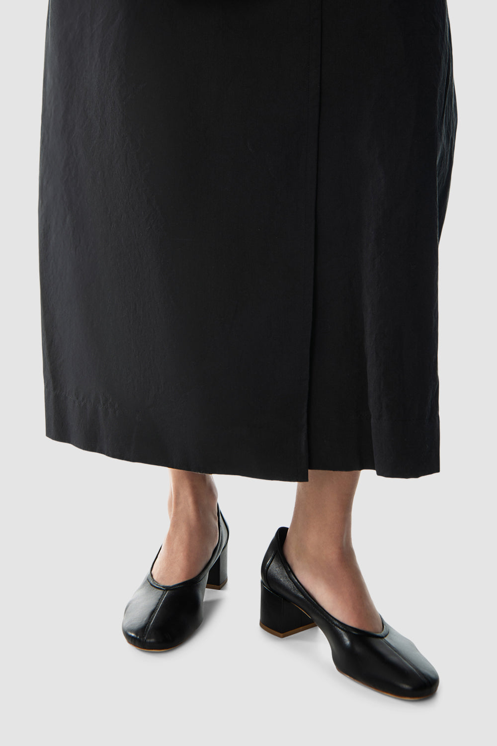 Prudence 45 Black Nappa Leather Pump