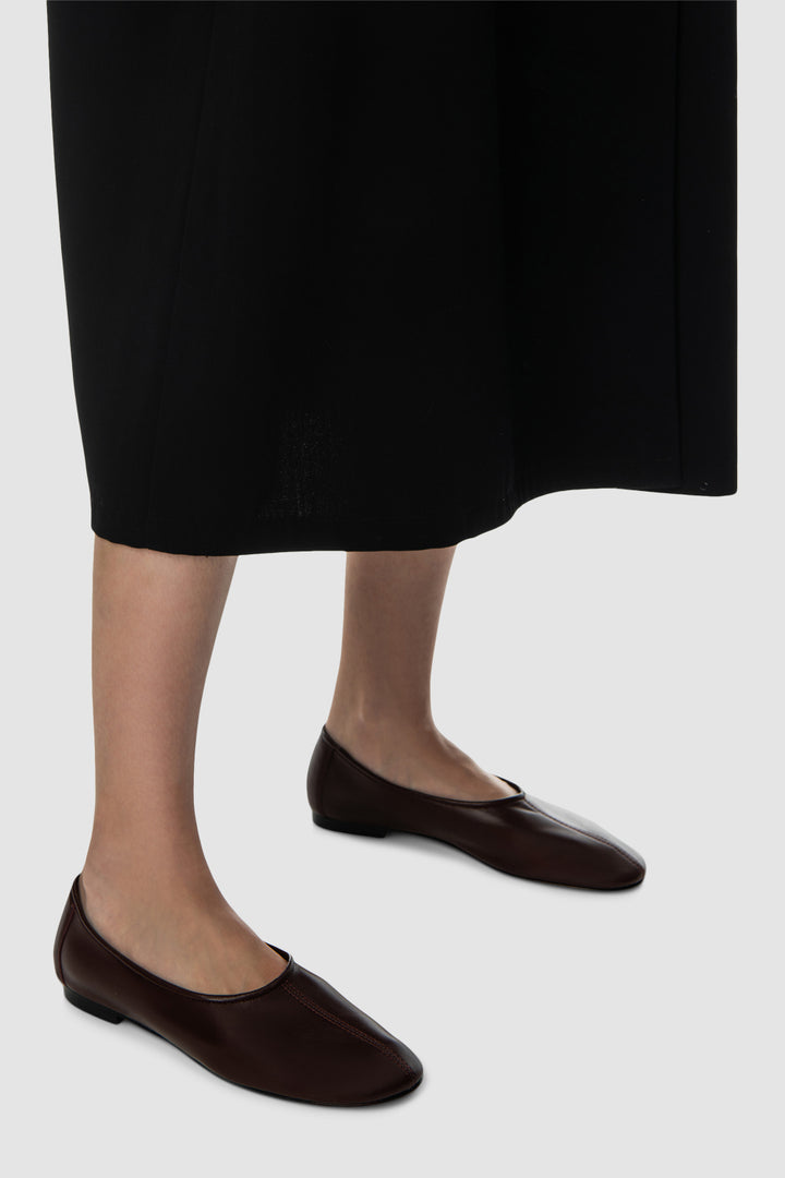 Prudence Leather Ballet Flat